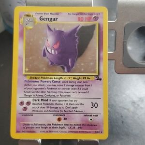 Gengar pokemon card fossil